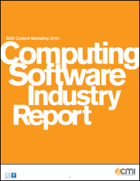 B2B Content Marketing 2010 - Computing and Software Report