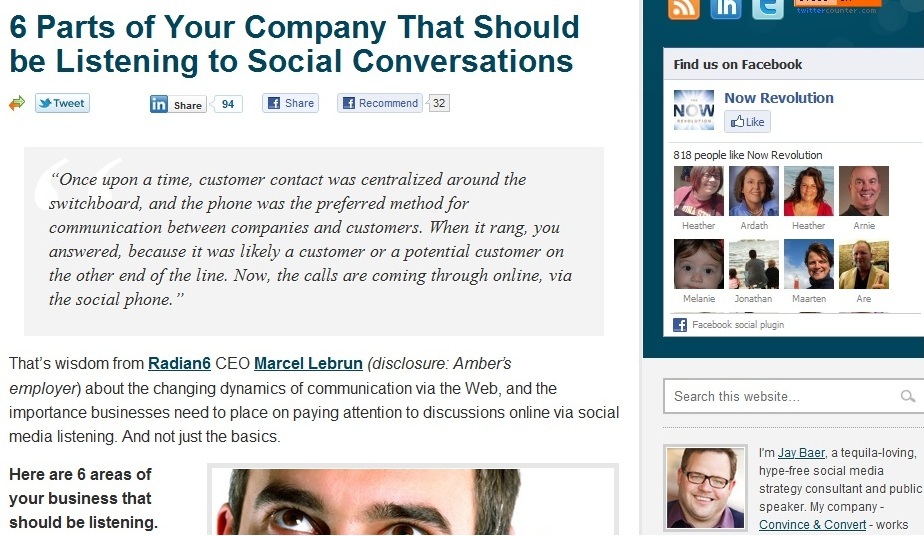 Jay Baer on Listening