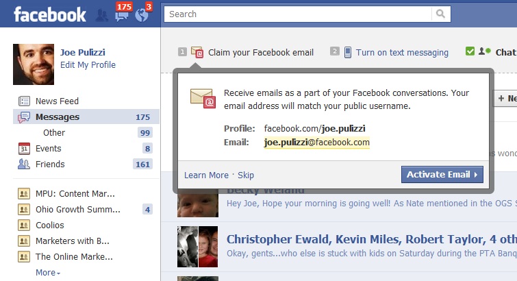 Facebook Email