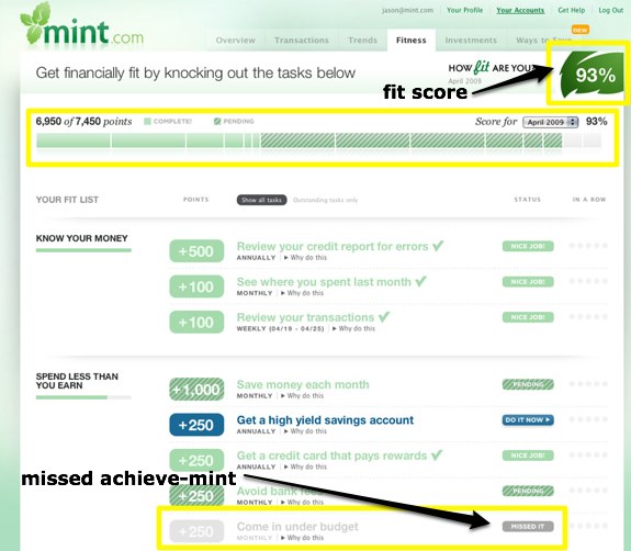 Mint Financial Fitness