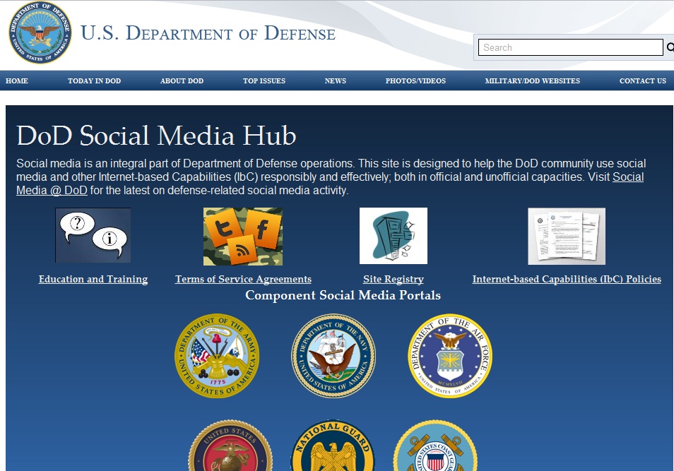 DOD Social Media Hub