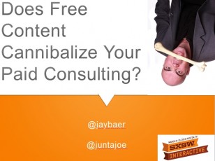 Does Free Content Cannibalize Your Consulting?