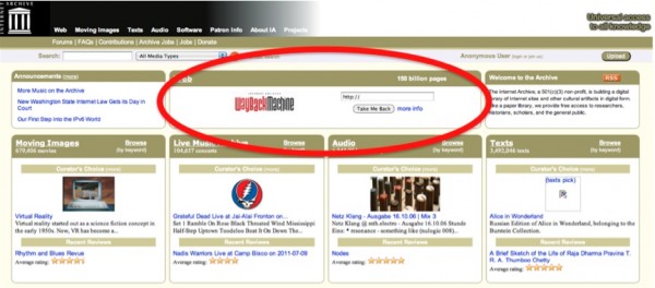 wayback machine, your brand's most compelling story, CMI