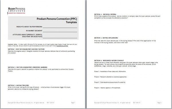 Buyer Persona Template