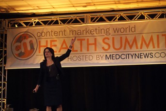 SONY DSC Content Marketing Institute Health Summit - Margaret Coughlin