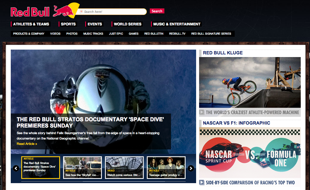 Content Marketing Institute Content Marketing Red Bull Wings
