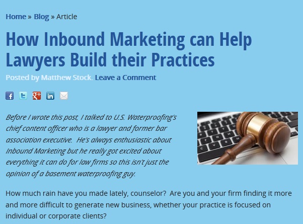 targeting specific industries helps with generating leads