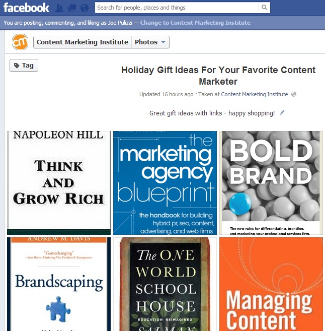 Content Strategy for 2013 - Facebook