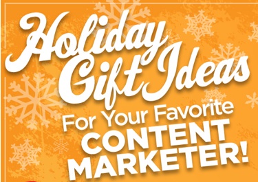 Content marketer holiday gifts - cover