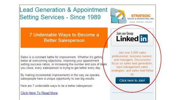 low-key content promotion - linkedin