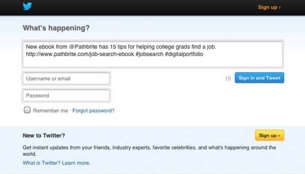sharing eBooks on Twitter