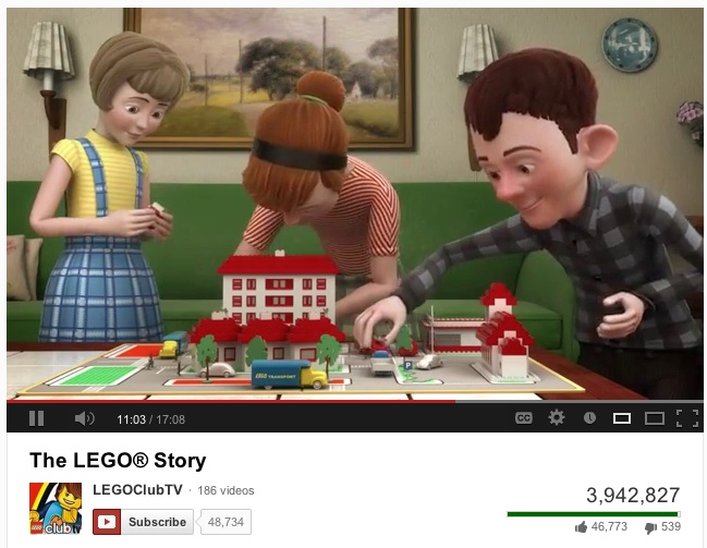 effective content marketing - Lego