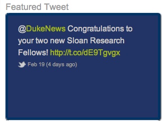 duke university social media