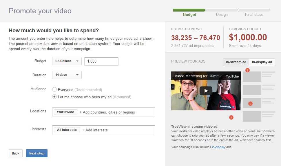 promote your video