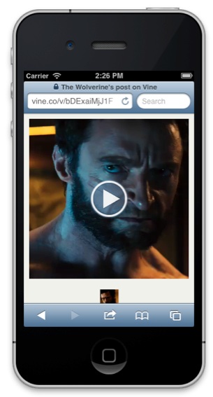 wolverine-movie trailer on vine