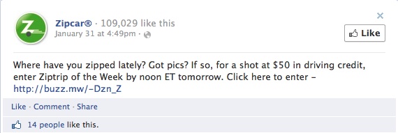 user-generated content-zipcar