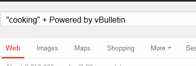 cooking-forum search