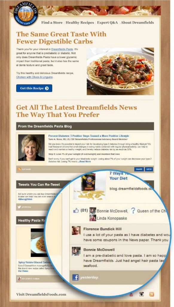 extend social shelf life-dreamfields
