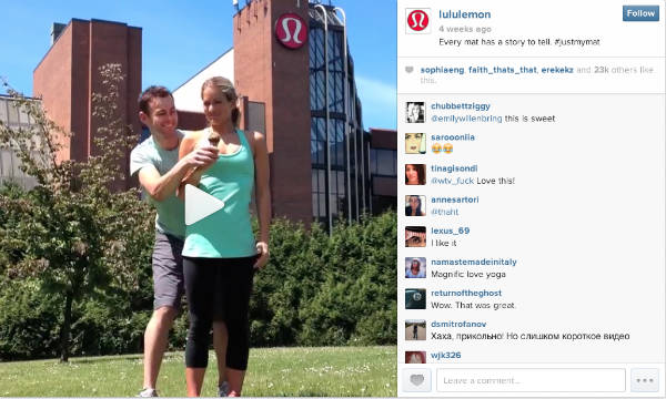 lululemon content