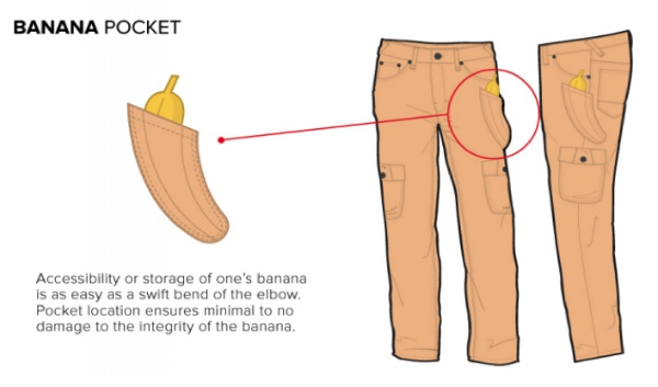 banana pocket pants