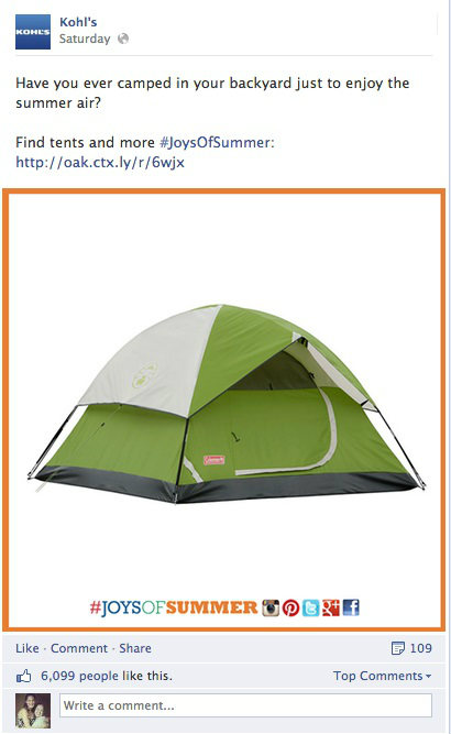kohl's tent