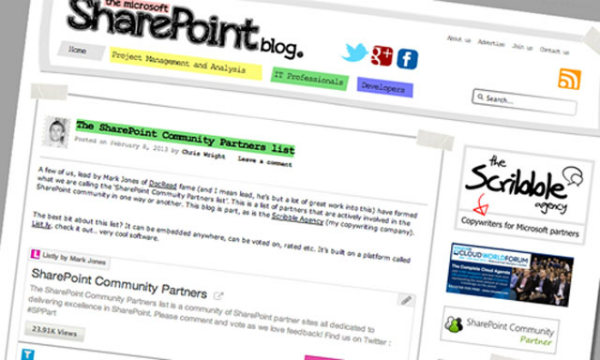 SharePoint blog
