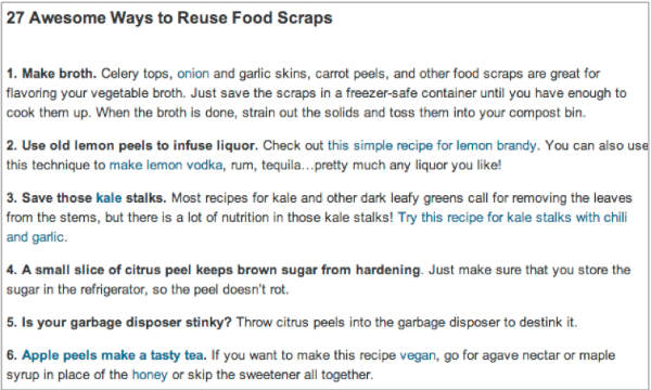 ways to reuse food scraps-care2