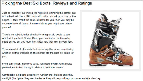 picking best ski boots