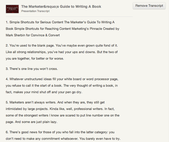 successful-content-marketing-slideshare-transcript