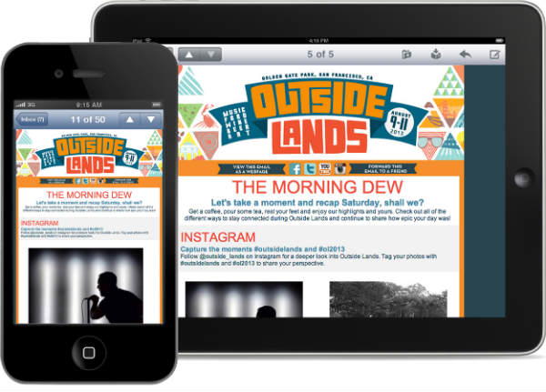 outside lands-content on mobile, tablet