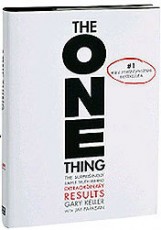 book cover-the one thing