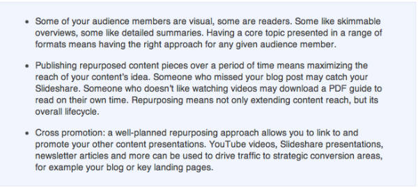 content formats-text