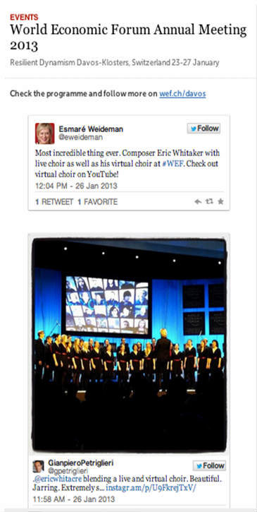 Storify example-world economic forum