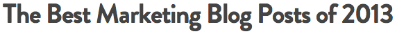 the best content marketing blog posts
