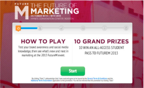 future of marketing-start page