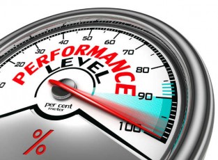 performance level meter-gauge