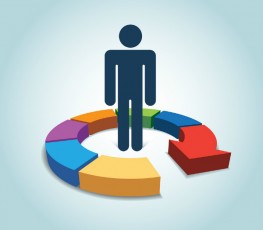 figure standing in circle-arrow