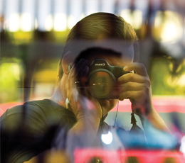 man with camera-artist-content creation