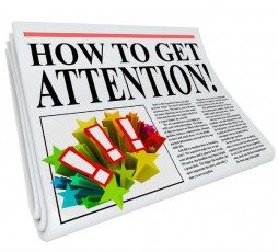 newspaper image-get attention