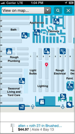 store map-departments