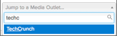media outlet search-techcrunch