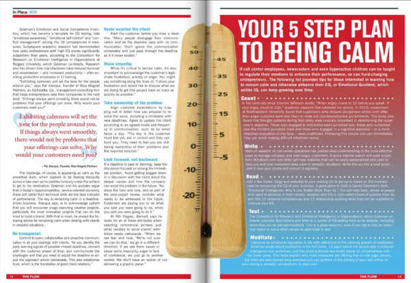 magazine visuals example