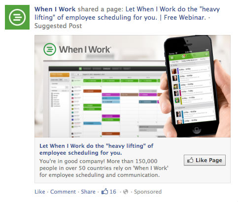 when i work follow ad