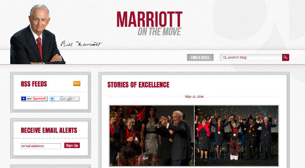 gray-haired man-marriott on the move