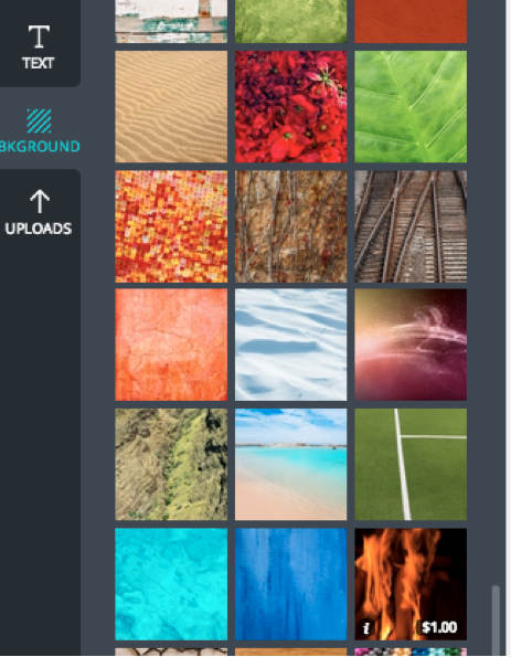 background image choices