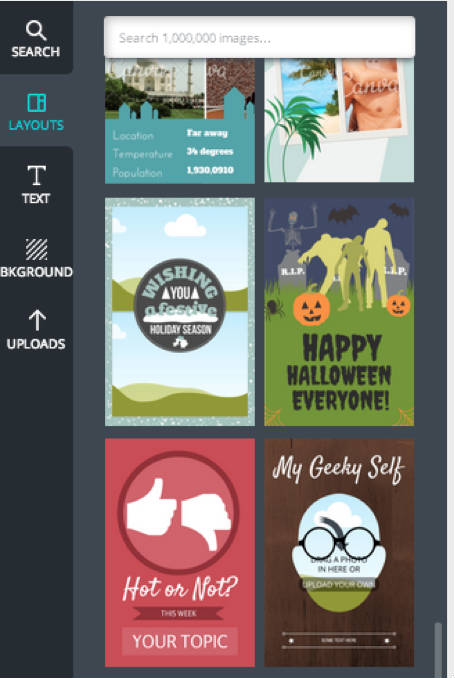 layout choices