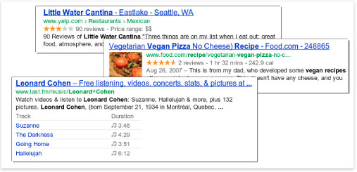 rich snippet example