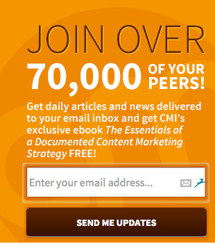 join over 70,000 peers-cmi subscribe box