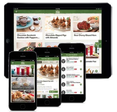 tablet, smartphones-whole food content