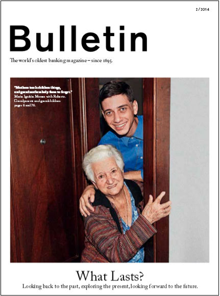 bulletin-gray-haired woman-young man-what lasts